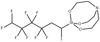1-(3,3,4,4,5,5,6,6-Octafluoro-1-iodohexyl)-2,8,9-trioxa-5-aza-1-silabi cyclo(3.3.3)undecane,135587-12-1,结构式