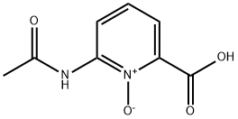 2-Pyridinecarboxylicacid,6-(acetylamino)-,1-oxide(9CI) Structure
