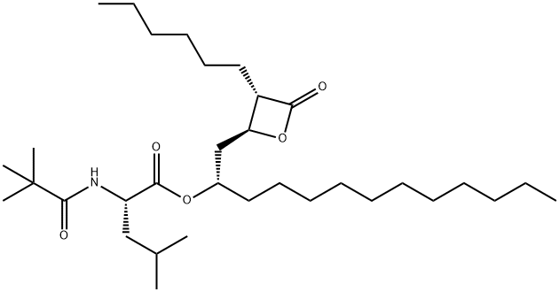 N-Deformyl-N-pivaloyl Orlistat Structure