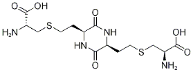 (L)-3,6-Bis(5-(-amino--carboxyethyl)ethyl)-2,5-diketopiperazine Structure