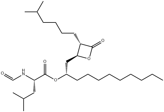 5-Methylhexyl Orlistat Decyl Ester Struktur