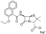 NAFCILLIN-D5 SODIUM SALT 结构式
