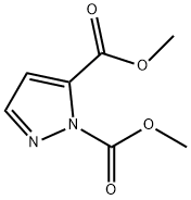 1H-Pyrazole-1,5-dicarboxylic  acid,  dimethyl  ester  (9CI) 结构式