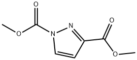 1H-Pyrazole-1,3-dicarboxylic  acid,  dimethyl  ester  (9CI) 结构式