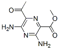 Pyrazinecarboxylic acid, 6-acetyl-3,5-diamino-, methyl ester (9CI) Struktur
