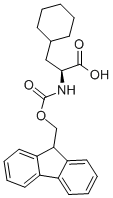 N-[(9H-フルオレン-9-イルメトキシ)カルボニル]-3-シクロヘキシル-L-アラニン 化学構造式