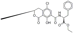 Ochratoxin C-d5 Structure