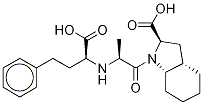 トランドラプリラート-フェニル-D5 化学構造式