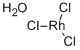 Rhodium (III) chloride trihydrate Struktur
