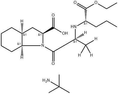 PERINDOPRIL-D4 T-BUTYLAMINE SALT Struktur