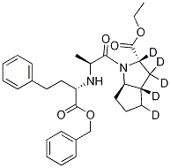 Ramipril Benzyl Ester-d5 Struktur