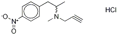 rac 4-Nitro Deprenyl Hydrochloride 化学構造式