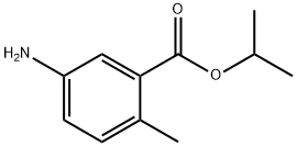 Benzoic acid, 5-amino-2-methyl-, 1-methylethyl ester (9CI),135721-86-7,结构式