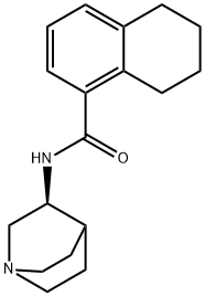 (S)-N-(1-氮杂双环[2.2.2]辛-3-基)-5,6,7,8-四氢-1-萘甲酰胺,135729-78-1,结构式