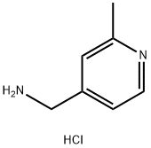 (2-甲基吡啶-4-基)甲胺二盐酸盐 结构式