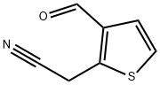 2-Thiopheneacetonitrile, 3-formyl- (9CI)|