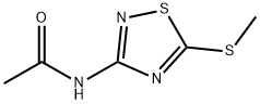 Acetamide,  N-[5-(methylthio)-1,2,4-thiadiazol-3-yl]-,135767-46-3,结构式