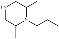 Piperazine, 2,6-dimethyl-1-propyl- (9CI) 结构式