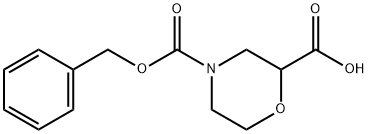N-CBZ-2-吗啉甲酸 结构式