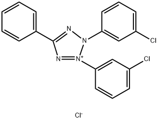 2,3-双-(3-氯苯基)-5-苯基氯化四氮唑,135788-07-7,结构式