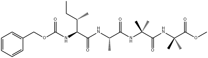 benzyloxycarbonyl-isoleucyl-alanyl-alpha-aminoisobutyryl-alpha-aminoisobutyrate methyl ester,135788-75-9,结构式