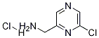 (6-氯吡嗪-2-基)甲胺盐酸盐,1357945-24-4,结构式