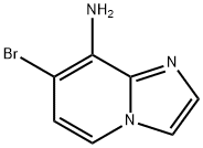 7-溴-1H-咪唑并〔1,2-A]吡啶-8-胺,1357945-44-8,结构式