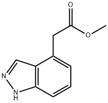2-(1H-インダゾール-4-イル)酢酸メチル 化学構造式