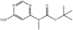 tert-butyl(6-aMinopyriMidin-4-yl)(Methyl)carbaMate Structure