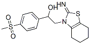 4,5,6,7-tetrahydro-2-imino-alpha-(p-mesylphenyl)benzothiazoline-3-ethanol Structure