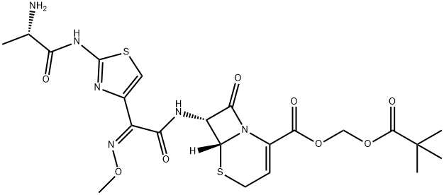 Ceftizoxime alapivoxil Struktur