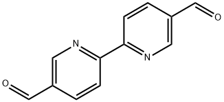 2,2'-Bipyridyl-5,5'-dialdehyde 化学構造式