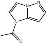 1H-Imidazo[1,2-b]pyrazole, 1-acetyl- (9CI) Structure