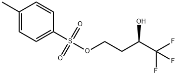 (3R)- 4,4,4-trifluoro-1-(4-methylbenzenesulfonate)-1,3-Butanediol 结构式