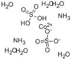 硫酸钴铵六水合物 结构式