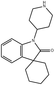 Spiro[cyclohexane-1,3'-[3H]indol]-2'(1'H)-one, 1'-(4-piperidinyl)- Structure