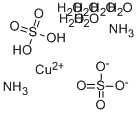 硫酸铜铵,六水 结构式