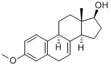 3-甲氧基-17b-羟基-1,3,5(10),8(9)-雌甾四烯,13587-68-3,结构式