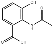 Benzoic acid, 2-(acetylamino)-3-hydroxy- (9CI) Struktur