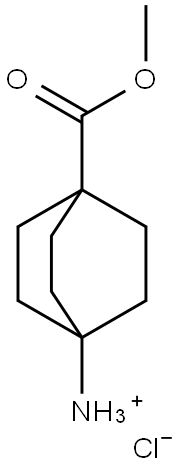4-氨基双环[2.2.2]辛烷-1-羧酸甲酯盐酸盐,135908-43-9,结构式