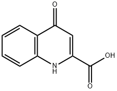1,4-二氢-4-氧代喹啉-2-羧酸,13593-94-7,结构式