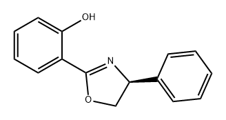 Phenol, 2-[(4S)-4,5-dihydro-4-phenyl-2-oxazolyl]- Struktur