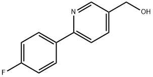 [6-(4-FLUOROPHENYL)PYRIDIN-3-YL]METHANOL 化学構造式