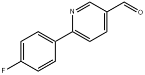 6-(4-氟苯基)吡啶-3-甲醛 结构式