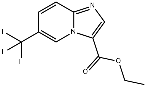 IMidazo[1,2-a]pyridine-3-carboxylic acid, 6-(trifluoroMethyl)-, ethyl ester Structure