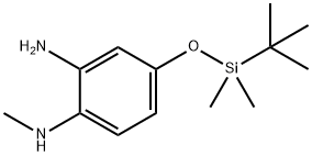 4-(tert-butyldimethylsilyloxy)-n1-methylbenzene-1,2-diamine Struktur