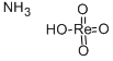 メタ過レニウム酸アンモニウム 化学構造式