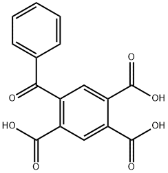 ベンゾフェノン-2,4,5-トリカルボン酸 化学構造式