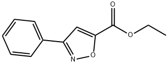 3-フェニルイソキサゾール-5-カルボン酸エチル 化学構造式