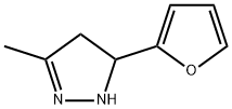 5-(2-furyl)-4,5-dihydro-3-methyl-1H-pyrazole  Structure